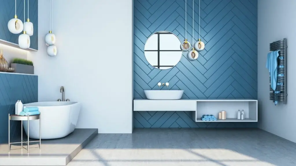 Blue Bathroom Vanity
