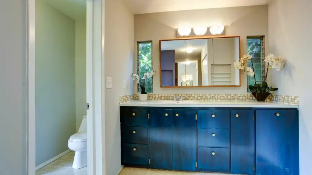 Blue Bathroom Vanity Paint Color