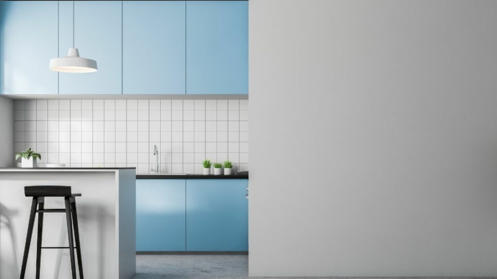 Light Blue Kitchen Cabinets Paint Colors