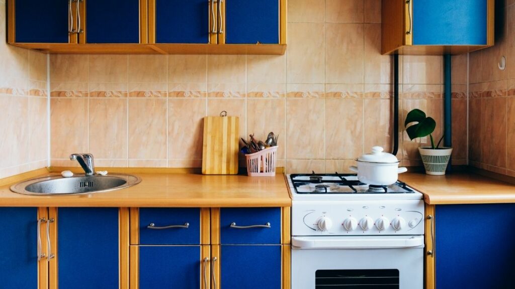 Navy Blue Kitchen Cabinets Modern