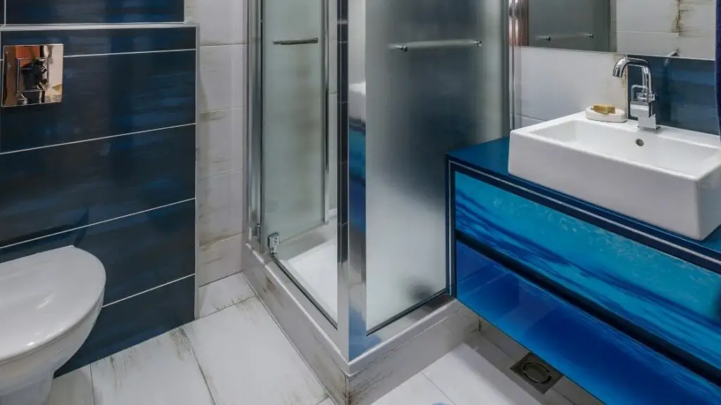 Royal Blue Bathroom Vanity