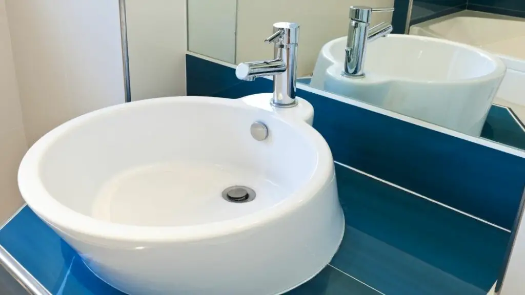 Small Blue Bathroom Vanity