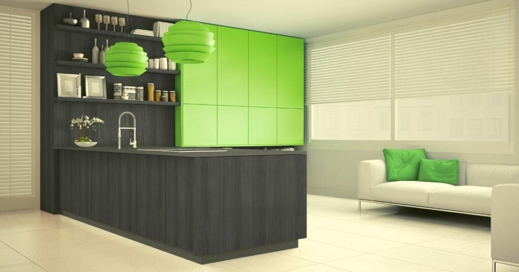 A Pop of Color for Your Gray Kitchen Bold and Subdued Shades to Try