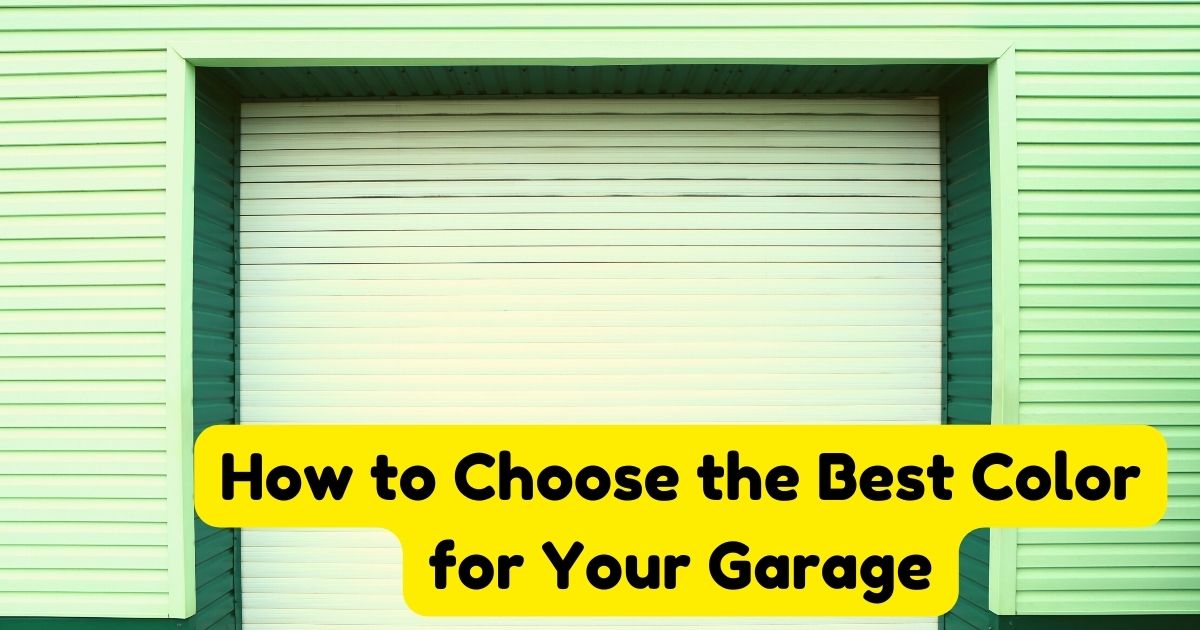 How to Choose the Best Color for Your Garage Home Decor Chat
