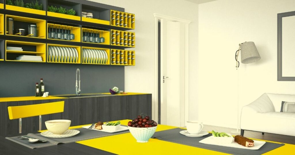 How to Use Color to Spruce Up a Gray Kitchen