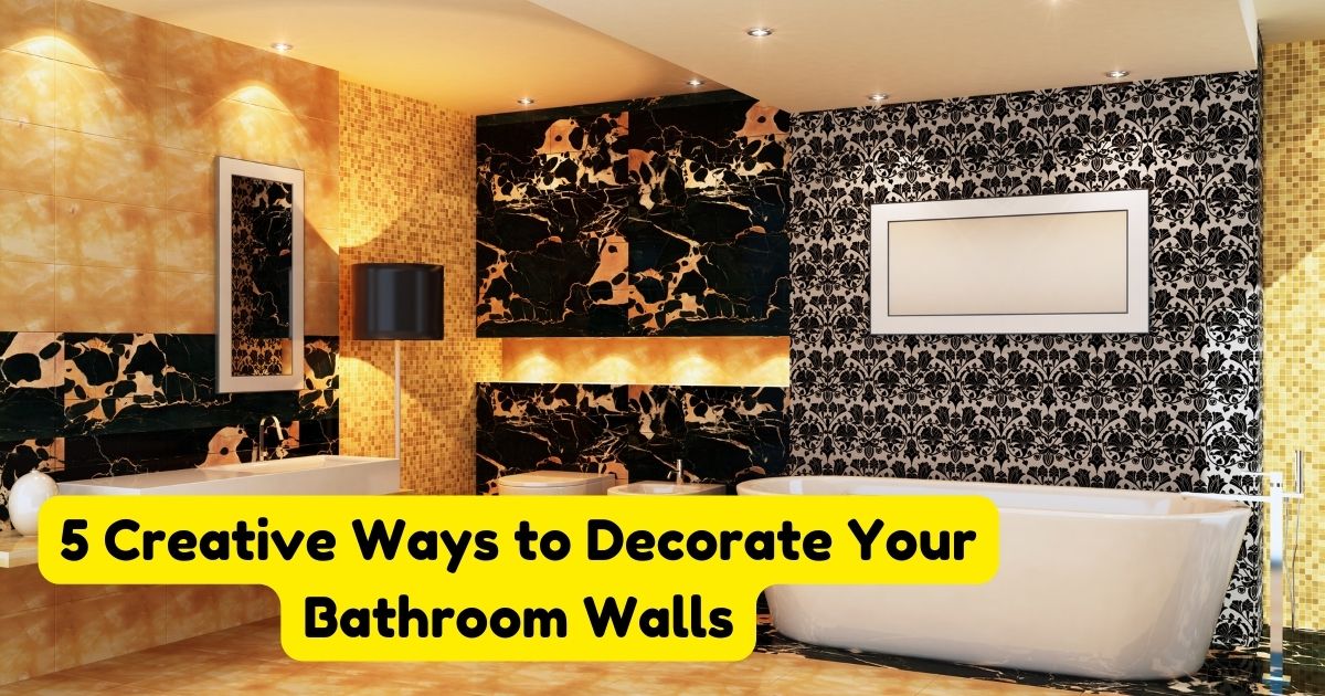 5 Creative Ways to Decorate Your Bathroom Walls Home Decor Chat