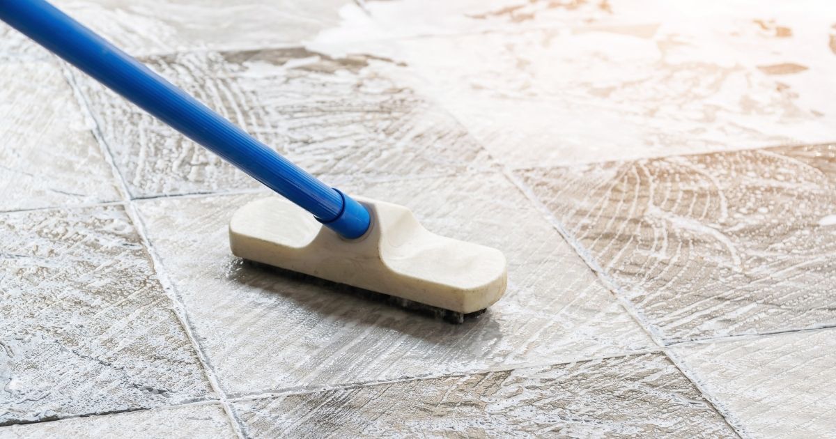 Follow these simple steps for painting your tile floor