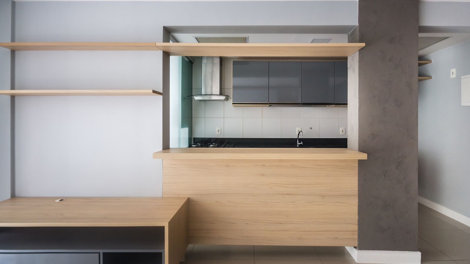 Create an Open Feeling in Your Space with Half Walls