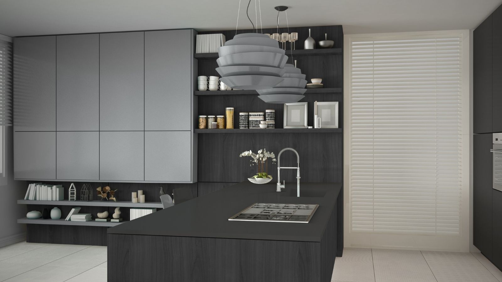 Are gray kitchens still in style?
