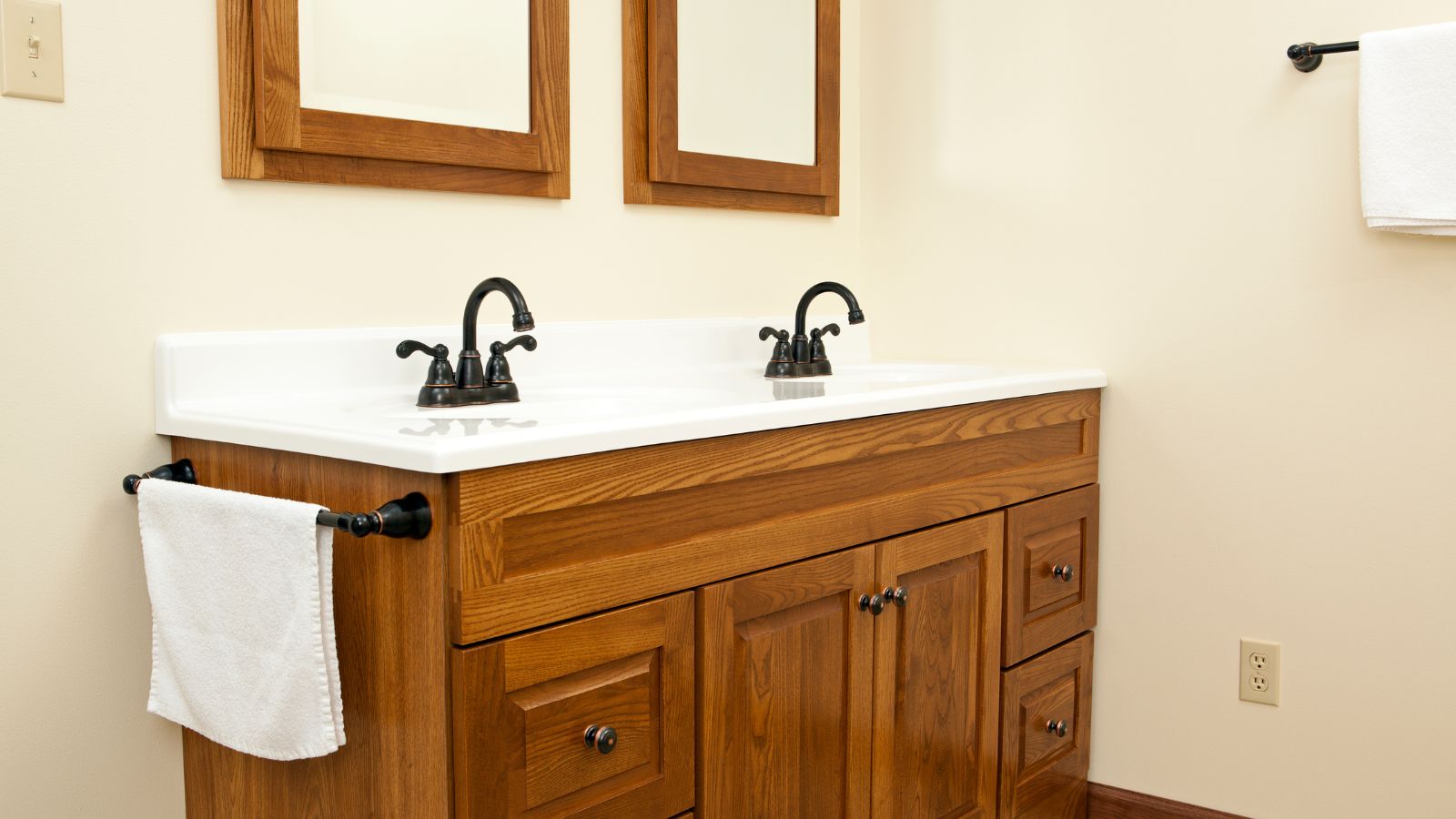 Save Space in Your Bathroom with a Wall-Mounted Double Vanity
