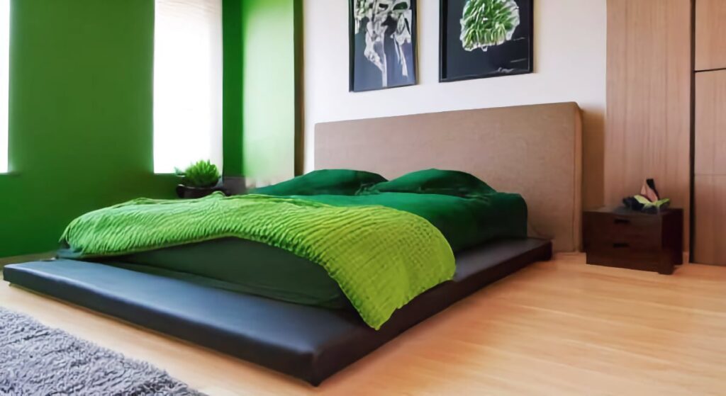Green Masculine Bedroom