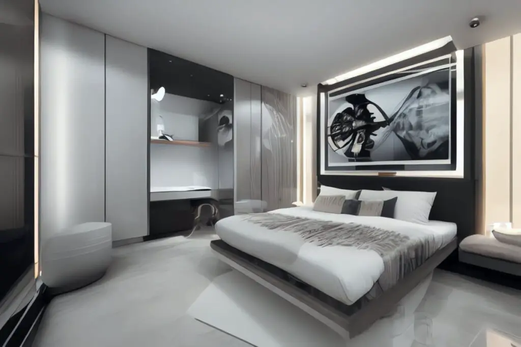 Mens bedroom art
