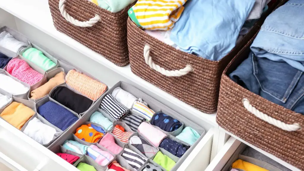 Vibrant Storage Bins for small closets