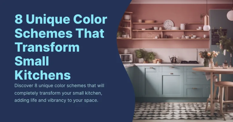 Color Schemes That Transform Small Kitchens