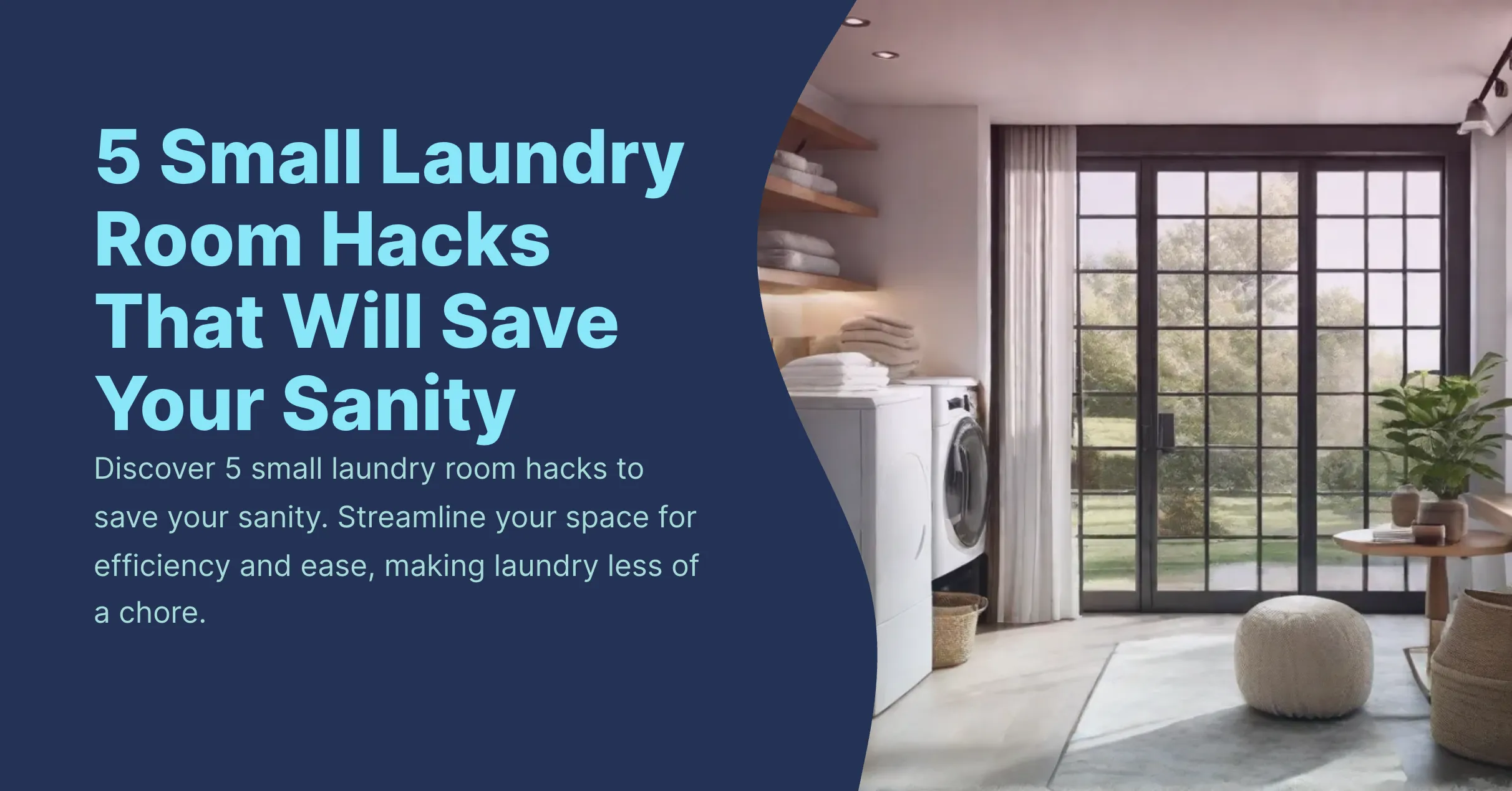 5 Small Laundry Room Hacks That Will Save Your Sanity