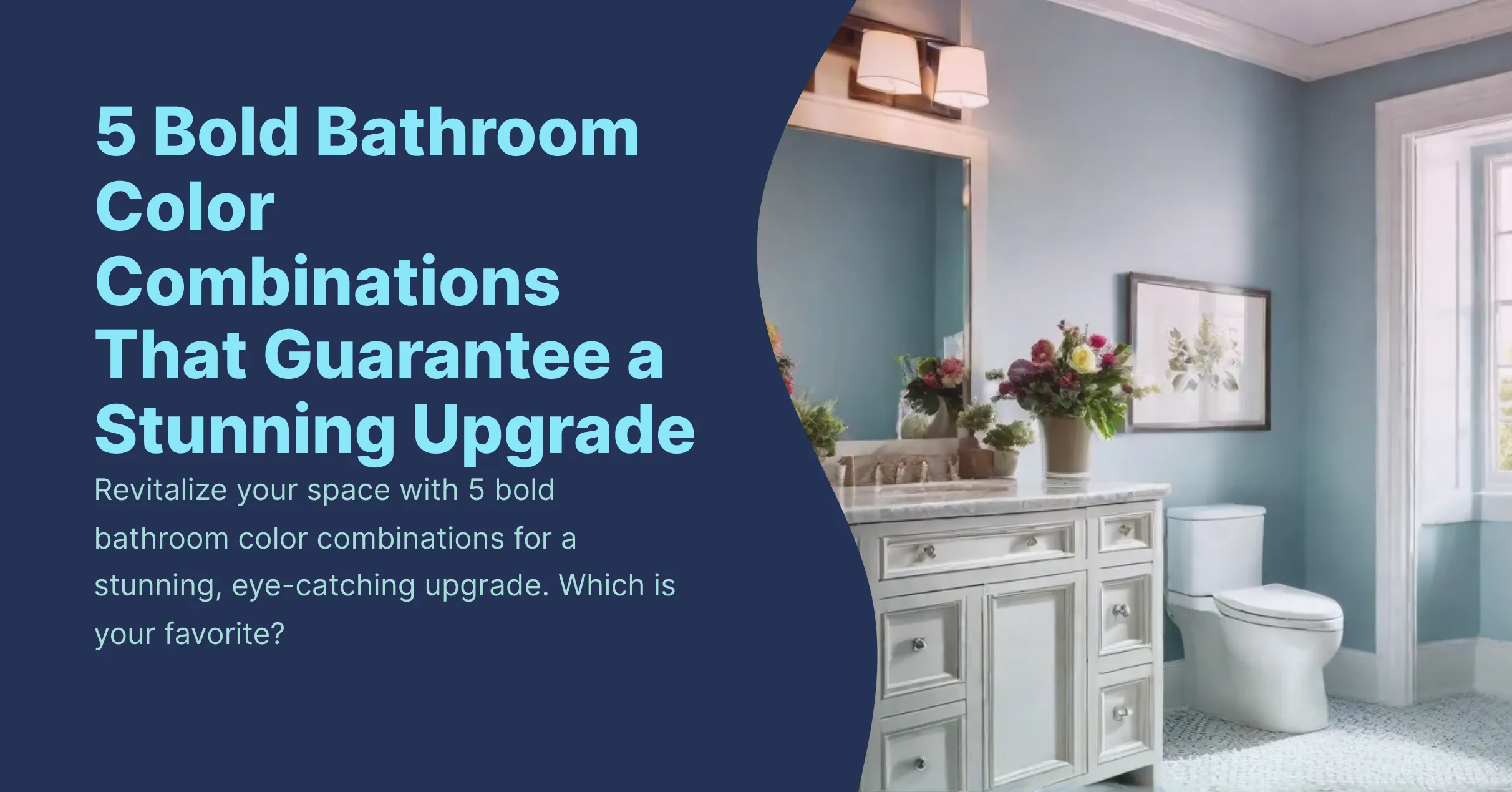 Bold Bathroom Color Combinations