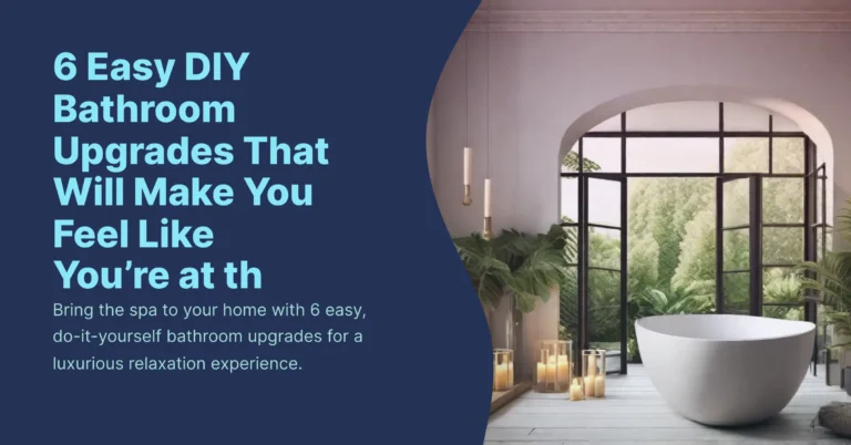 Easy DIY Bathroom Upgrades