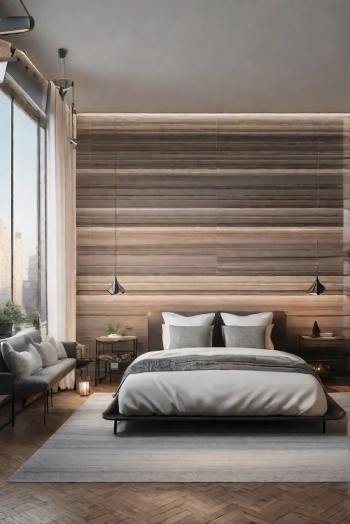 An angular perspective emphasizing the sharp lines and dynamic forms of geometric