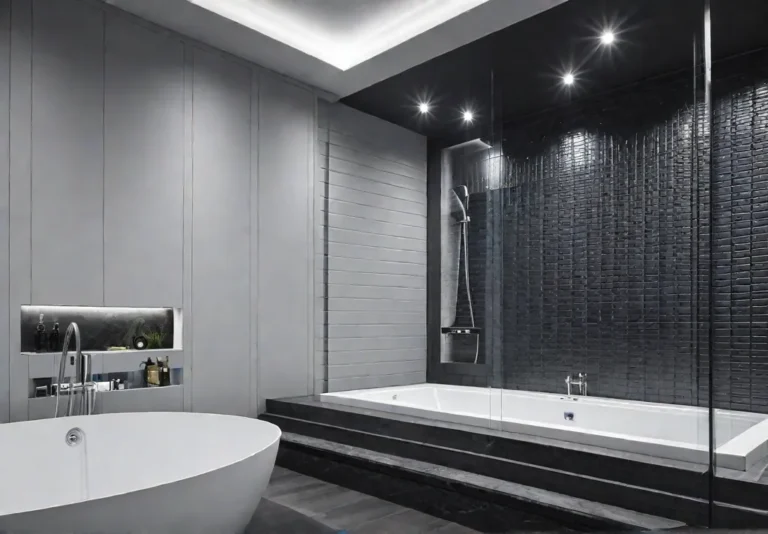 Classic subway tiles with a sophisticated twist featuring a unique blend offeat