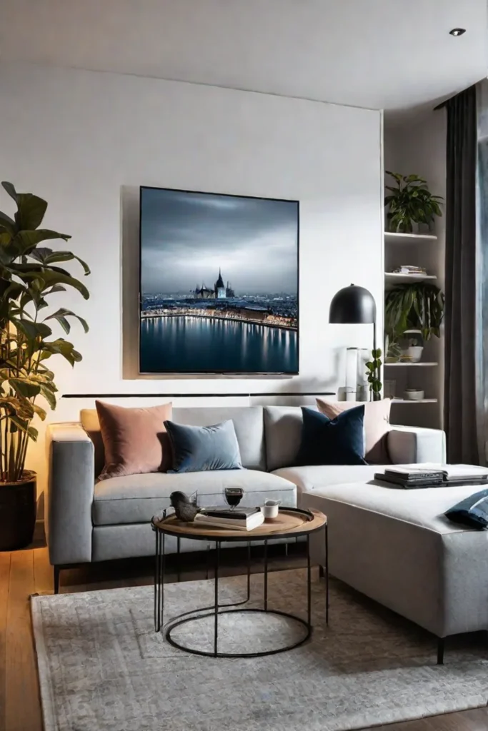 Compact city living room