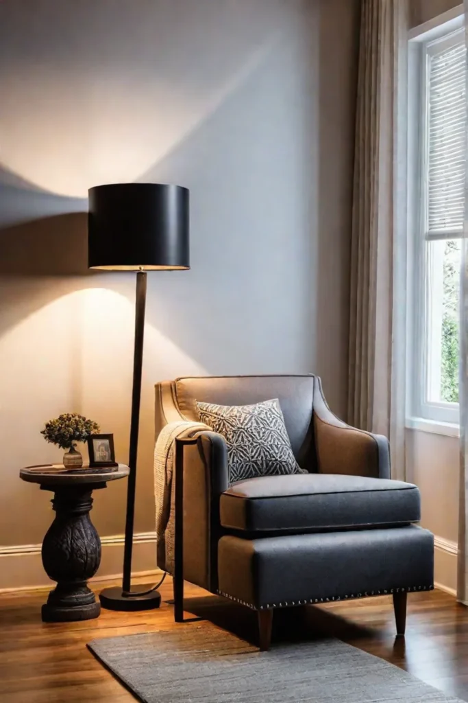 Cozy living room nook